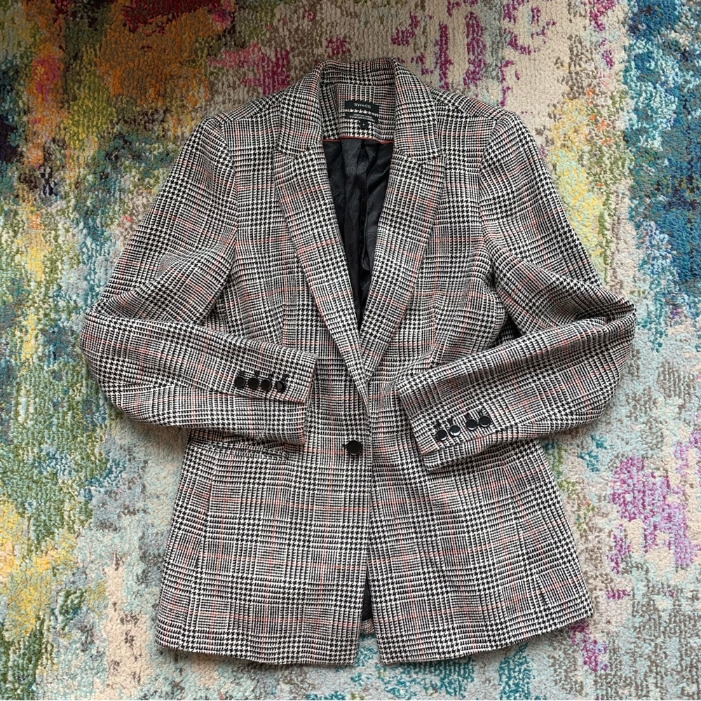 RW&Co Plaid Blazer size 8
